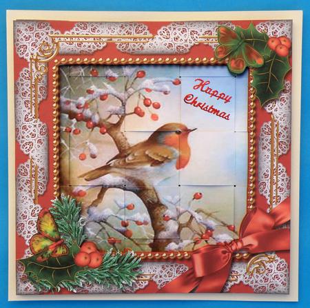 Robin 1 Holly 3D Paper Weaving Kit by Suzi Cooper
