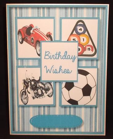 Lovely Sports Card for the Men  by Suzi Cooper