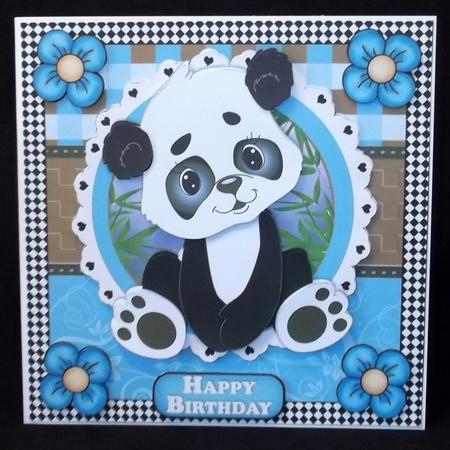Panda Birthday Mini Kit, Cute Little Panda. by Suzi Cooper