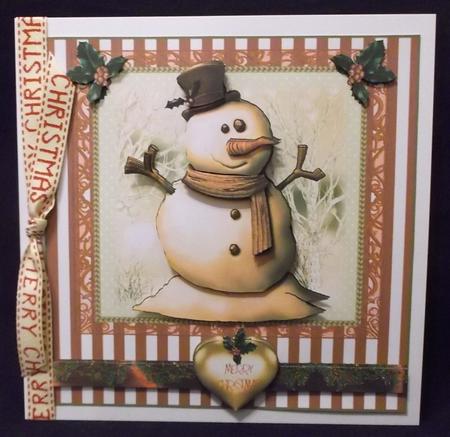 The Snowman Card Front Kit by Suzi Cooper