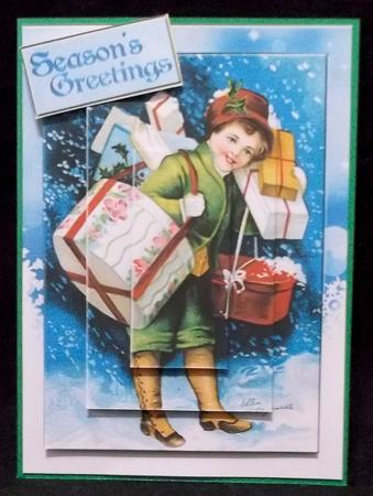 Vintage Christmas Shopping A6 by Suzi Cooper