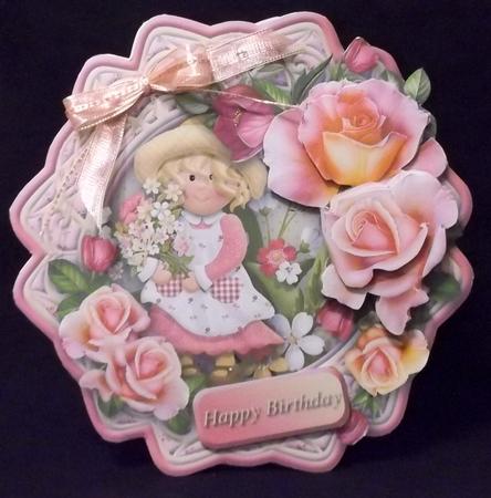 A Gift of Flowers Fancy Hexagon Card Mini Kit by Suzi Cooper