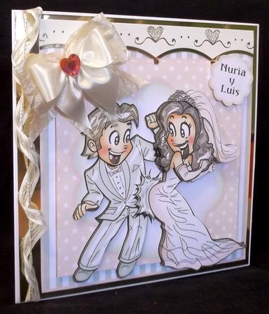 The Wedding Dance Card Front Kit by Suzi Cooper