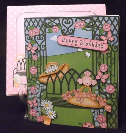 3D Garden Bench Scene It Card Kit by Suzi Cooper
