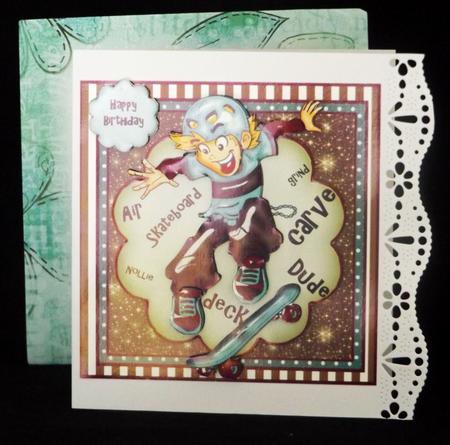 Extreme Boarder Card Front Kit by Suzi Cooper