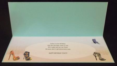Girly Shoes Insert by Suzi Cooper