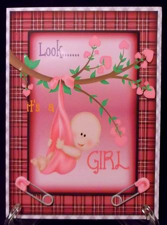 Tartan Frame Baby Girl by Suzi Cooper