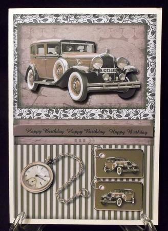 Male Card Good Old Days by Suzi Cooper