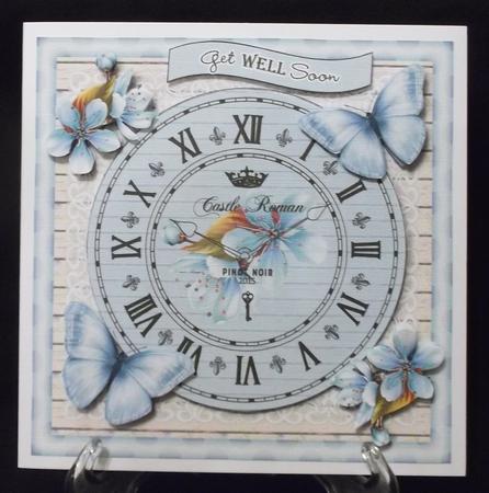 Butterfly Clock Mini Kit by Suzi Cooper