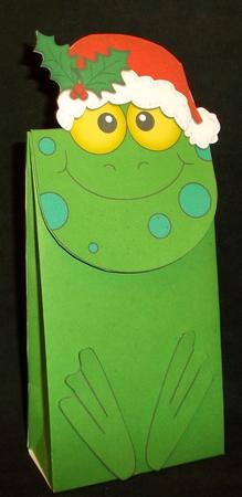 3D Freddy Frog Cute Xmas Character Gift Bag Mini Kit by Suzi Cooper