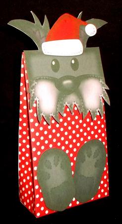 3D Scottie Dog Cute Xmas Character Gift Bag Mini Kit by Suzi Cooper