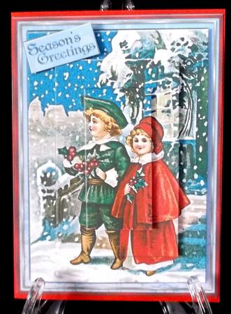 Christmas Young Couple A6 by Suzi Cooper