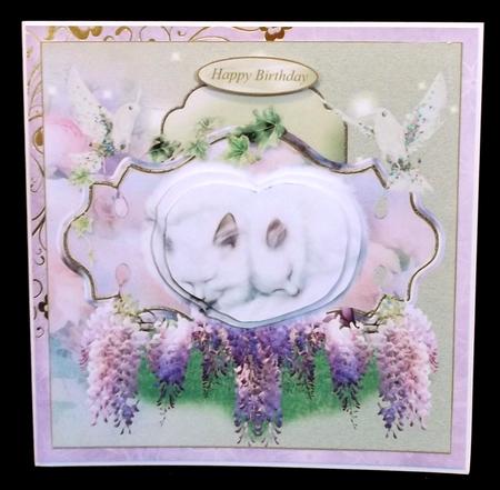 Kitten Love Topper with Heart Pyramid by Suzi Cooper