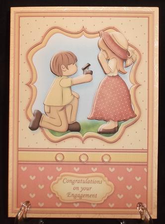 On Your Engagement Topper & Decoupage Insert Available by Suzi Cooper