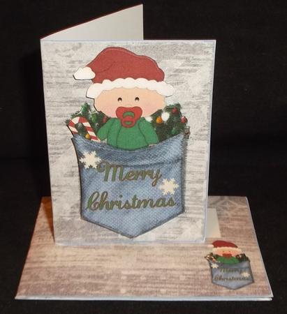Gift Card 2 & Envelope with Decoupage by Suzi Cooper