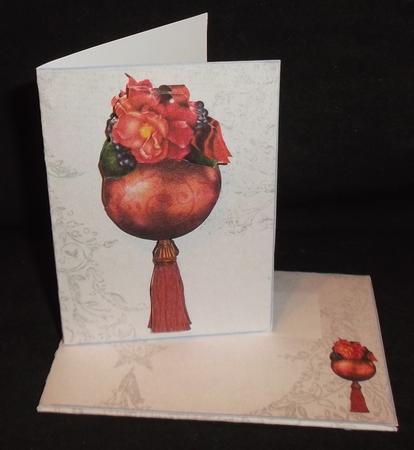 Gift Card 4 with Envelope & Decoupage by Suzi Cooper