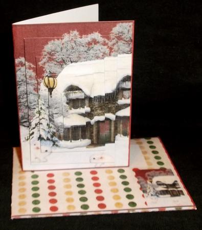 Gift Card 7 with Envelope & Pyramids by Suzi Cooper