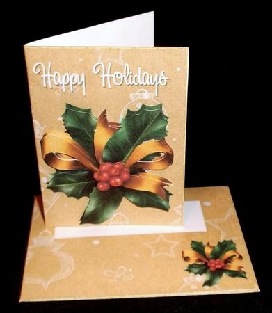 Gift Card 9 with Envelope & Decoupaage by Suzi Cooper