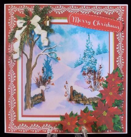 Beautiful Blue Skies and Snow Scene  by Suzi Cooper