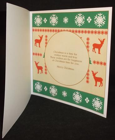 Nordic Christmas Insert 11 Approx: 7.75" Square by Suzi Cooper
