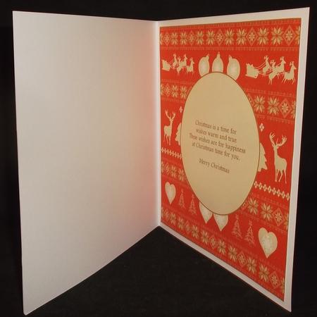 Nordic Christmas Insert 17 Approx: 7.75" Square by Suzi Cooper