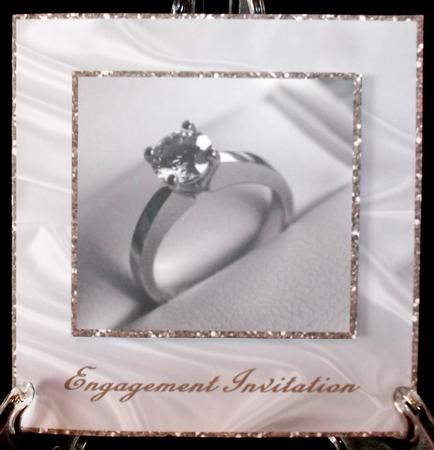 Diamond Ring Engagement Invitation by Suzi Cooper