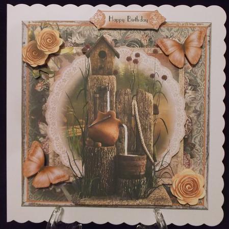 7x7 the Bird House Card Front Kit by Suzi Cooper