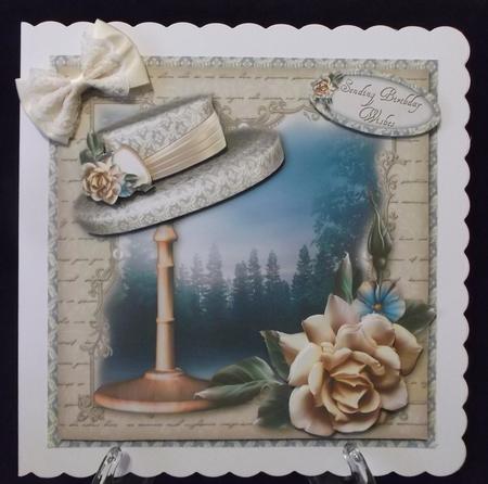 Antique Rose Hat by Suzi Cooper