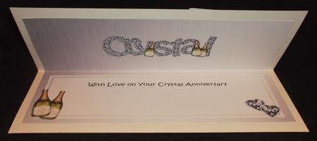 Crystal Anniversary Large Dl Matching Large Dl Insert by Suzi Cooper