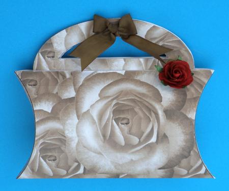 Antique Roses Pillow Box Bag by Suzi Cooper