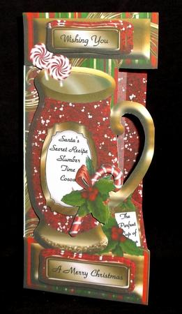 The Perfect Cup of Christmas Cocoa - Dl I Card by Suzi Cooper