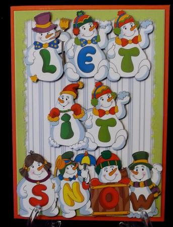 A5 Snowmen - Let It Snow by Suzi Cooper