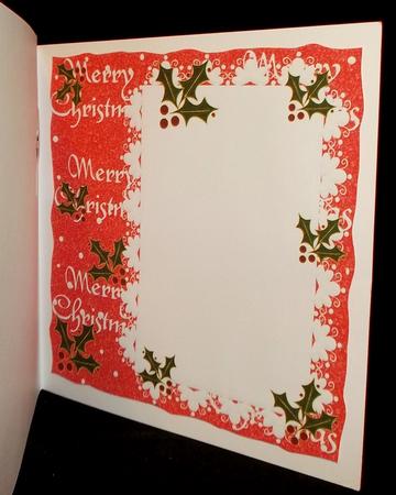 Blank Wavy Edge Christmas Insert 5 by Suzi Cooper