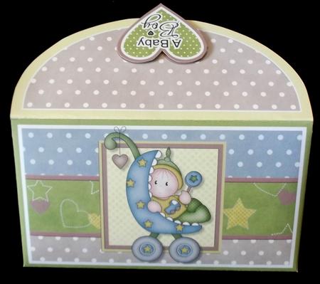 Baby Boy Buggy Money Wallet by Suzi Cooper