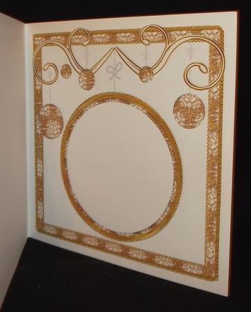 Vintage Tea Diddy Flakes Christmas Bauble 8in Insert Panel by Suzi Cooper