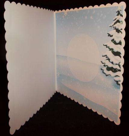 Christmas Tree Scene Insert by Suzi Cooper