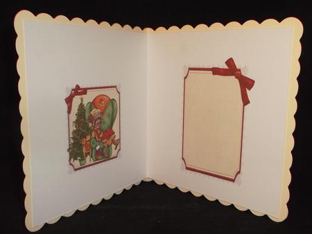Waiting for Santa Pyramid Insert by Suzi Cooper