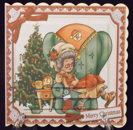 Waiting for Santa Pyramid by Suzi Cooper