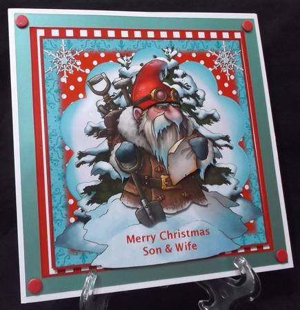 Coming Home for Christmas Card Front Kit by Suzi Cooper