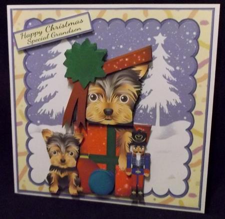 Yorkshire Terrier Fun, Christmas Mini Kit by Suzi Cooper