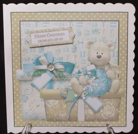 Christmas Bear Topper by Suzi Cooper