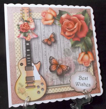 The Music of the Downton Roses 8x8 Quick Topper by Suzi Cooper