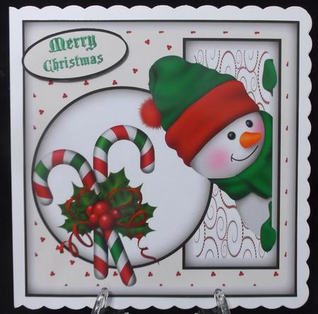 Peeping Snowman by Suzi Cooper
