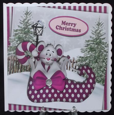 This is Keeping Me Lovely Warm Just Need a Hat Pink8x8 by Suzi Cooper