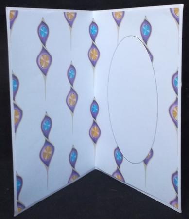 Christmas Fancy Ornament Insert by Suzi Cooper