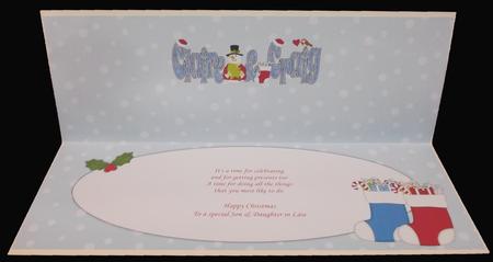 Christmas Names Claire & Craig Large Dl Insert by Suzi Cooper
