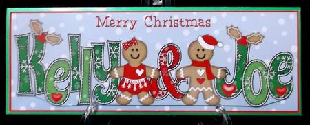 Gingerbread Couple Kelly & Joe Large Dl by Suzi Cooper