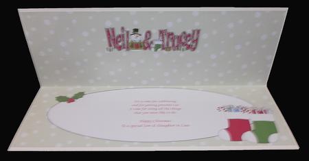 Christmas Names Neil & Tracey Large Dl Insert by Suzi Cooper