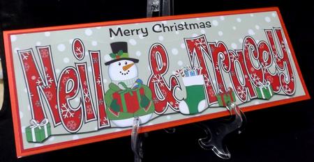 Christmas Names Neil & Tracey Large Dl by Suzi Cooper