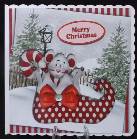This is Keeping Me Lovely Warm Just Need a Hat 8x8 by Suzi Cooper